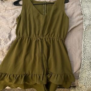 Size small green romper!